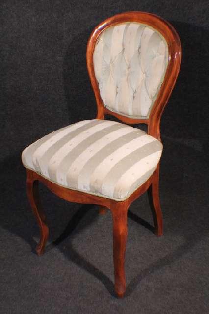 Stuhl, Louis Philippe um 1870, Buche, wohnfertig restauriert #2407