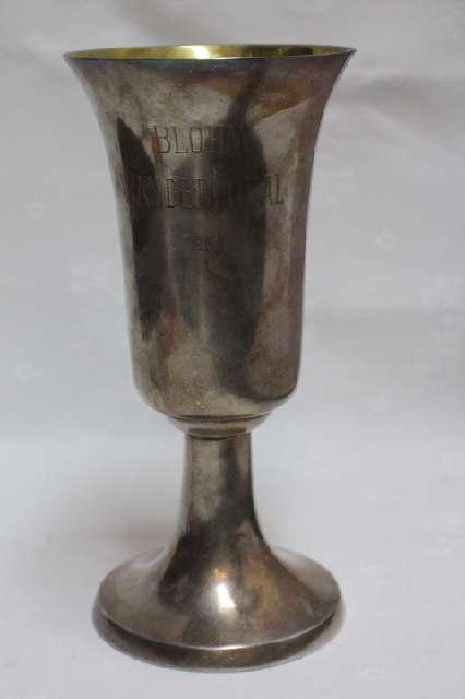 Pokal, Blohm Wanderpokl 1959, versibert, antik #6141