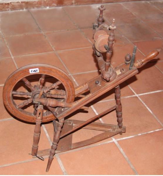 Spinnrad um 1880 aus Eiche #2169
