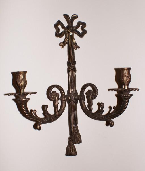 Wandllampe, Kerzenleuchter, Bronzeleuchter, Klassizismus, antik #1567
