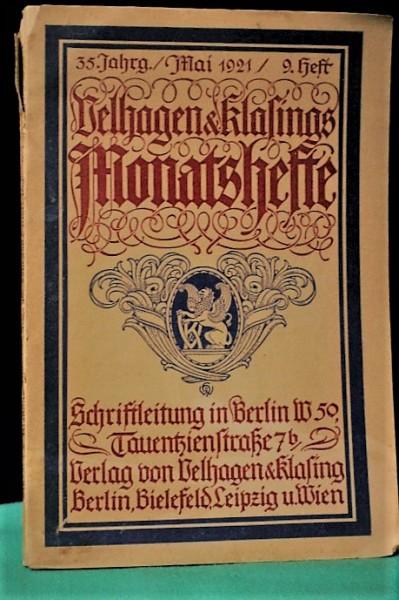 Buch, Velhagen und Klasings Monatshefte, Berichte #7082