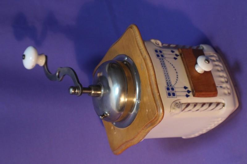 Kaffeemühle Keramik Art Deko  cafe coffee grinder #K-6468