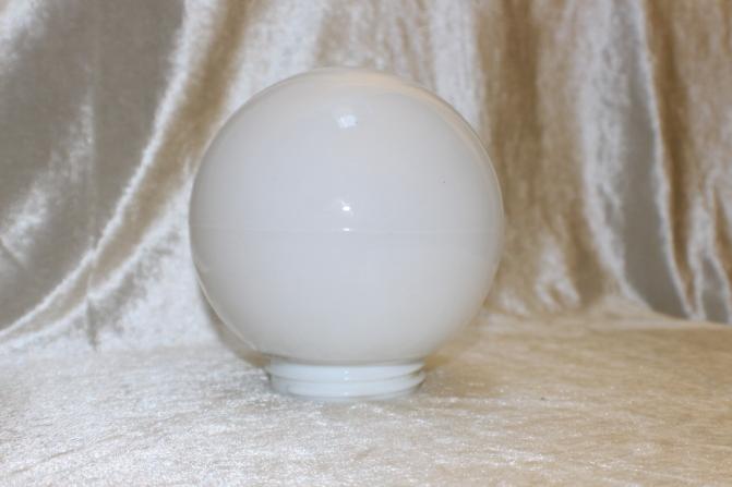 Lampenschirm Milchglas, rund 15 cm, Gewinde 78/83 #4984