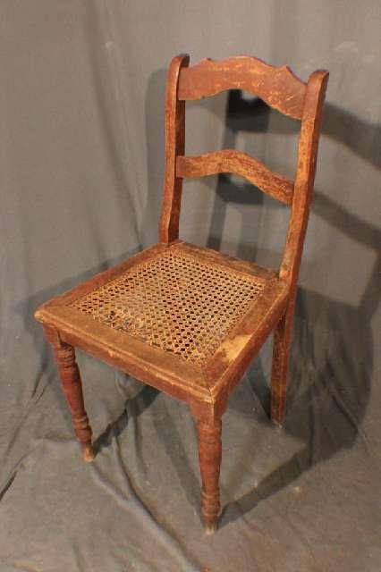 Stuhl, Biedermeier um 1860, ohne Posterung #2536