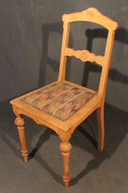 Stuhl, Gründerzeit um 1900, Buche, restauriert #2565