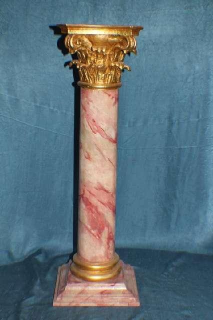 Konsole, Blumensäule Barock, Kapitell Altar Pilaster um 1750 #4340