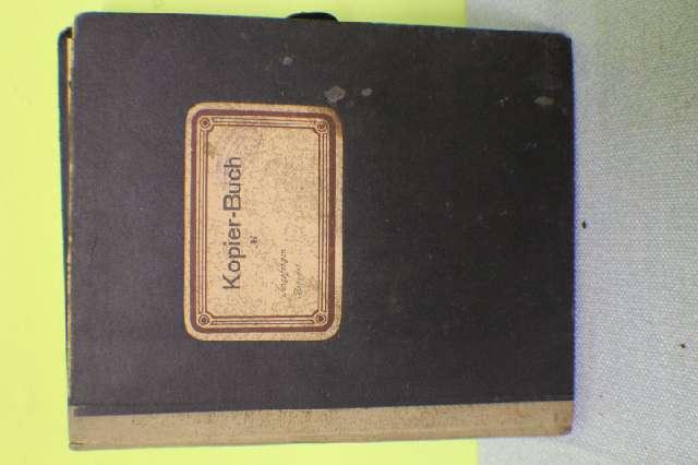 Buch, Kopierbuch von 1924, Durchschlag von Rechnung, Schriftverkehr #4880