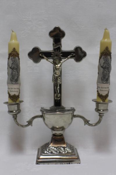 Kreuz, Kruzifix, Hausaltar, Versehgarnitur, sakral House altar #6091