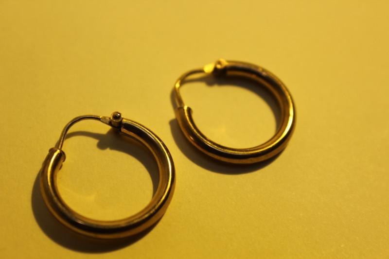 1 Paar Ohring 333 Gelbgold 8 ct #8172  2304