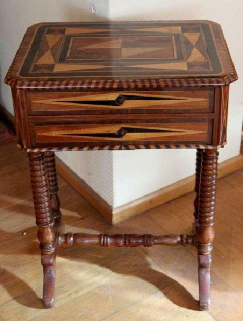 Tisch, Beistelltisch, Rauchtisch, Biedermeier, Louis Philippe, Klassizismus #2396