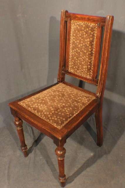 Stuhl, Gründerzeit um 1900, Buche, wohnfertig restauriert #2540