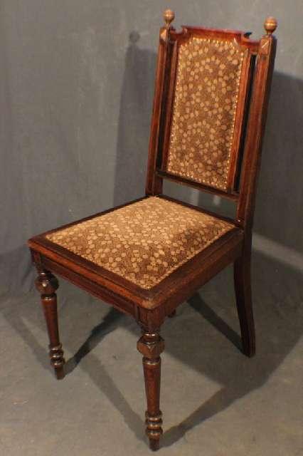Stuhl, Gründerzeit 1900, Buche, wohnfertig restauriert #2562