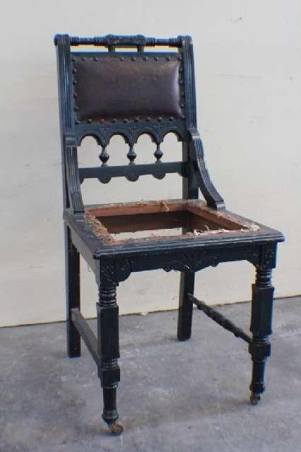 Stuhl, Gründerzeit um 1880, ohne Sitzplatte #4325
